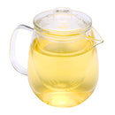 600ML Heat Resistant Clear Glass Coffee Tea Pot Leaf With Strainer Filter Infuser
