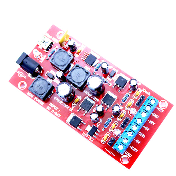 Original Hiland DIY USB Boost Single Turn Dual Power Linear Regulator Multiple Output Power Module Kit
