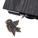 Antique Wall Cuckoo Clock Black DIY Home Christmas Holiday Gift Presents Retro Minimalist Creative Pendulum