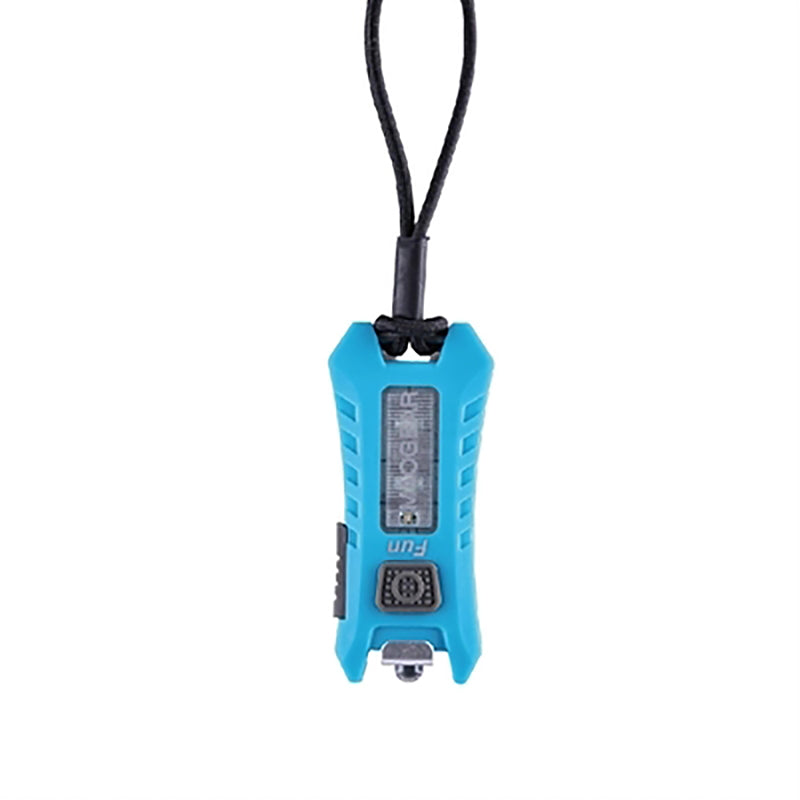 SUNREI Fun 40LM 6Modes USB Rechargeable KeyChain Light EDC LED Flashlight Black/Yellow/Orange/Blue