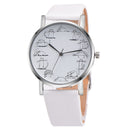 Cute Cat Pattern Fashion Leather Women Quartz Watch