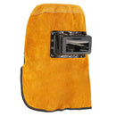 Leather Hood Welding Helmet Mask Darkening Filter Lens Welder Eyes Protection