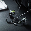 Fanbiya 3.5mm Wired Control Earphone Bass Stereo Sports Headphone Earbuds with Mic