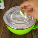 1 Pc Stainless Steel Anti-Scalding Bowl Lunch Box