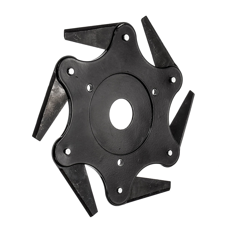 6 Steel Blades Razors Black Trimmer Head Lawn Grass Weed Eater Brush Cutter