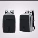 Men Boys Backpack Rucksack With USB Port Headphone Hole Travel Hiking School Bag
