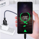 Bakeey 5A Type C Nylon Braided Fasting Charging Data Cable For Xiaomi Mi8 Mi9 HUAWEI P20 P30 S9 Note S10 S10+