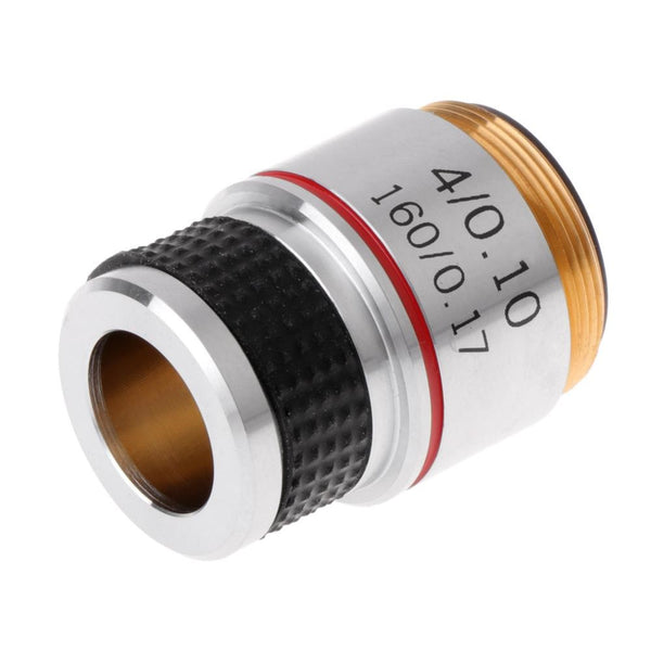4X Metal Achromatic Objective Lens for Biological Microscope