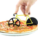 Honana CF-BW03 Bicycle Pizza Cutter Professional Stainless Steel Non-stick Bike Round Pizza Slicer