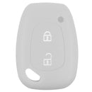 2 Button Soft Silicone Smart Key Fob Case Cover for Renault Kangoo Master Trafic