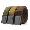 AWMN 120cm x 3.8cm Men Military Tactical Belt Adjustable Nylon Casual Belt Waist Belt With Zinc Alloy Buckle