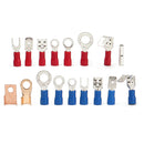 Soloop 350pcs Terminals Connectors + 328pcs 2:1 Heat Shrink Tube Assorted Box Kit