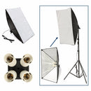 50cm x 70cm Studio Lighting Photo Softbox For 4 Socket E27 Lamp Bulb Head European