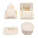 4Pcs/set Baby Safety Lock Magnetic Cabinet Locks Adhesive Lock Set with Key