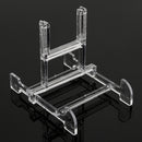 Clear Adjustable 3"-5" Easel Jewelry Display Stand Plate Bowl Photo Frame Book Artwor