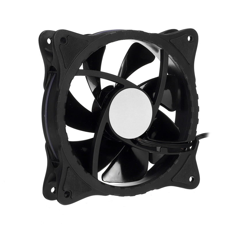 PC Case Fan Computer Ultra Silent LED Lights Cooler Cooling Heatsink Fan