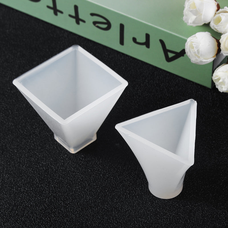 19PCS DIY Resin Casting Molds Silicone Jewelry Pendant Craft Making Mould Tool