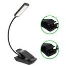 9 LED USB Rechargeable Eye-Care Dimmable Color Temperature Adjustment Book Light Clip On Table Lamp For Music Stand Night Reading Piano