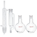 500ML Soxhlet Extractor Spherical Fat Extractor Glass Condenser For Detecting Food Seafood Dairy Products