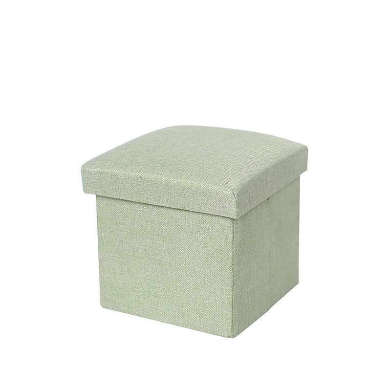 Multifunctional Foldable Storage Stool Box Shoe Bench Fabric Storage Stool Folding Chair