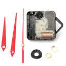 2Pcs DIY Red Triangle Hands Quartz Wall Clock Movement Mechanism
