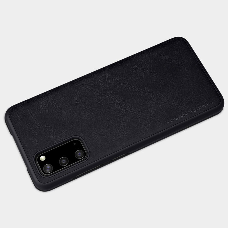 NILLKIN Flip Shockproof with Card Slot Holder Full Cover PU Leather Vintage Protective Case for Samsung Galaxy S20