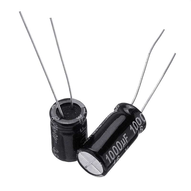 550pcs 24 Values 16V/25V/35/50V (0.1uF To 2200uF) Mix Electrolytic Capacitor Assorted Kit With Storage Box