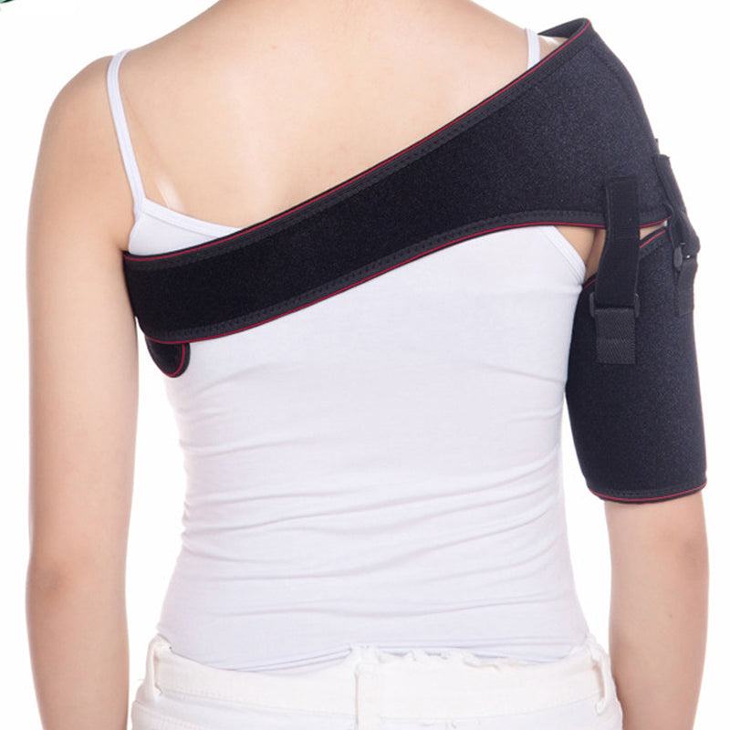 1Pcs Adjustable Shoulder Support Brace Fixing Strap Protector Sports Training Protective Gear