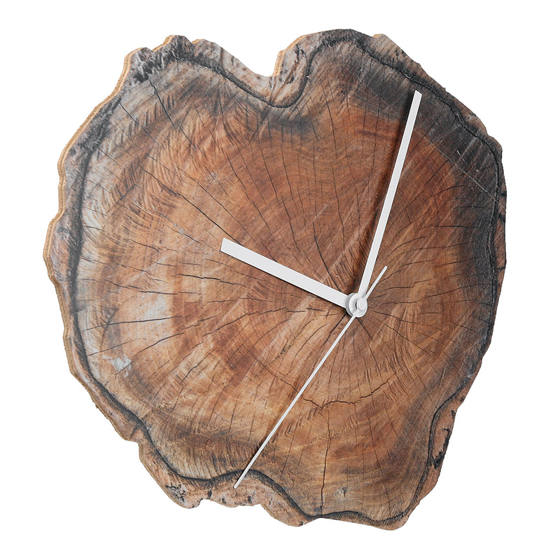 11'' Retro Wood Wall Clock DIY Living Room Home Bar Office Decoration 28cm Watch