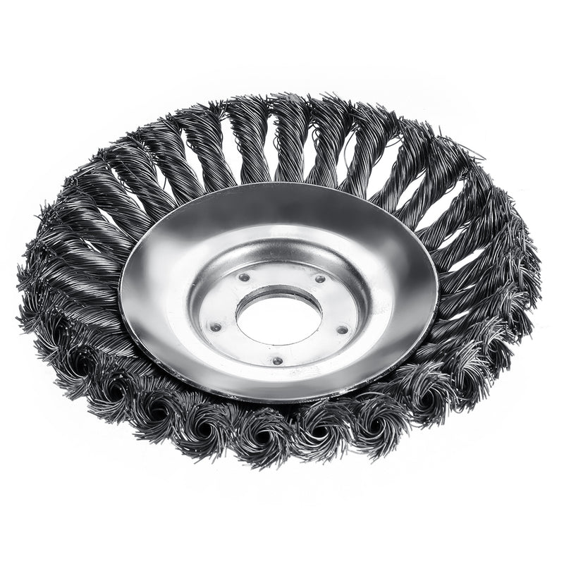 150mm Weed Trimmer Head Lawn Mower Sharpener Grass Weeder Steel Brush Head