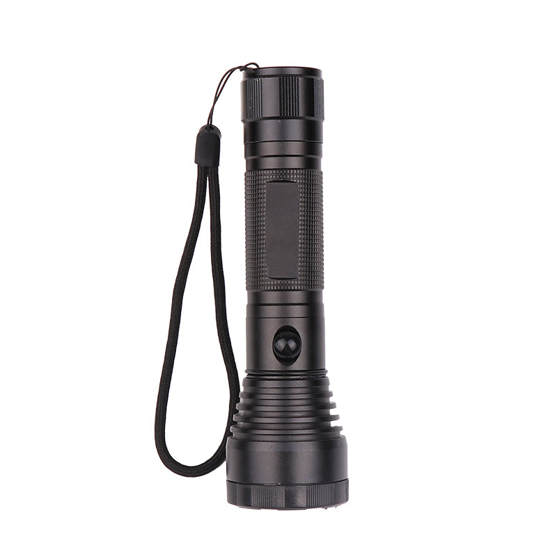 XANES 1272 XPE LED 3 Modes 360 Rotating Lens Four Color Lights LED Flashlight 18650