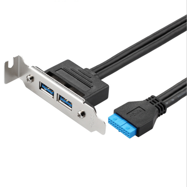 USB 3.0 to 20 Pin Chassis Baffle Line PCI Bit Expansion Cable For Data