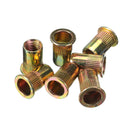 Suleve MXZN5 175Pcs Mixed Zinc Plated Threaded Rivnuts Blindnuts Nutserts M3-M10 Insert Rivet Nut Assortment Kit
