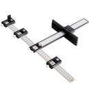 Drillpro ABS Cabinet Hardware Jig Punch Locator Drill Guide Woodworking Drilling Dowelling Hole Saw Ruler Tools