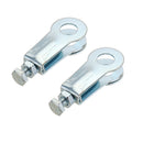 Motorcycle Polished Steel Rear wheel chain adjusters pullers For Yamaha YBR125