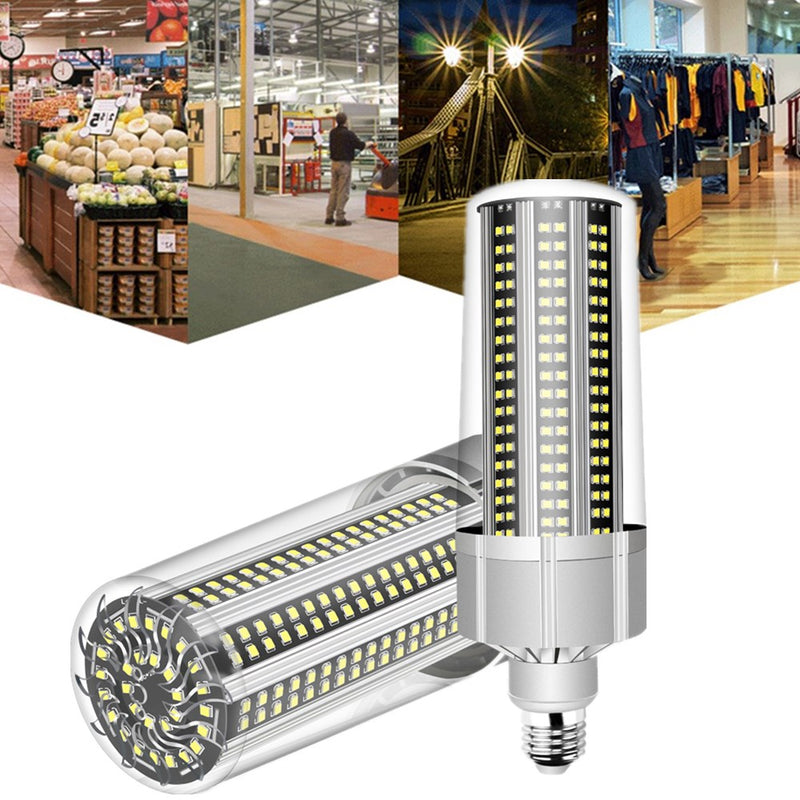 E27 120W No Strobe Energy-saving Fan Cooling 366 LED Corn Light Bulb for Home Garden AC100-277V