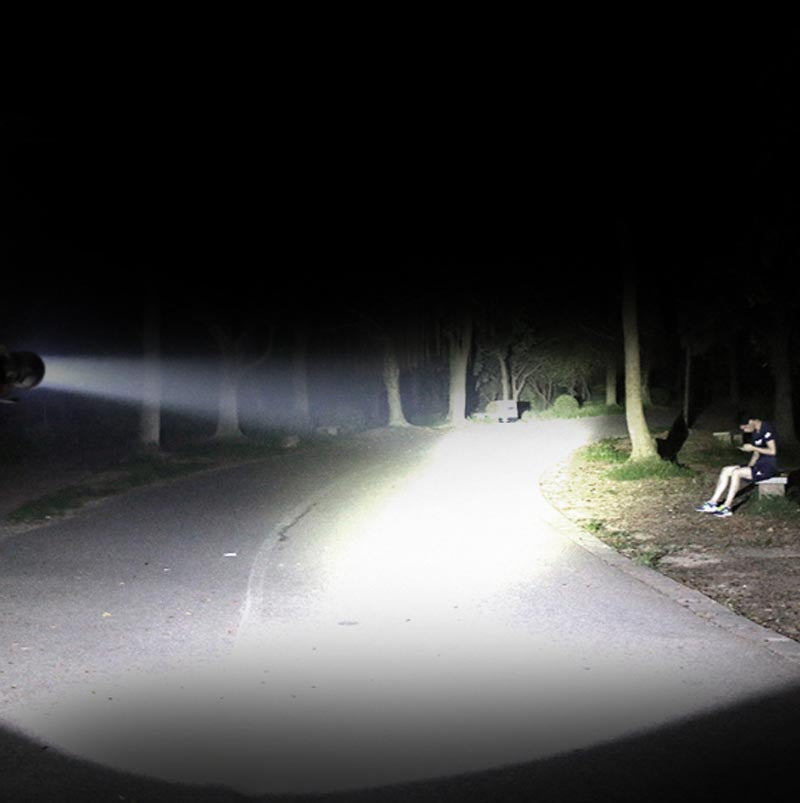 SKYFIRE SF-418 L8 1800 Lumens Flashlight  USB Charging 26650 Battery 4 Modes Waterproof Tactical Torch Light Work Lamp