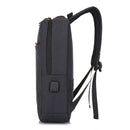 FLAME HORSE Laptop Bag Multifunctional Waterproof Bucket Bag Pure Color Large Capacity Easy Travel USB Charging Bag