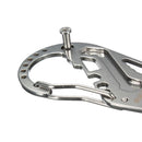 DANIU EDC Multi Pocket Tool Carabiner Screwdriver Wrench Gear Key Holder Clip Folder Keychain
