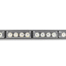 35 Inch 12V 32W 32 LED Car Traffic Advisor Emergency Hazard Warning Signal Strobe Light Bar Amber White Lamp