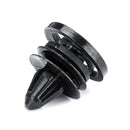 50pcs 8mm Plastic Car Door Panel Moulding Trim Retainer Car Fastener Clip
