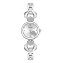 LVPAI P827 Crystal Love Heart Gift Women Wrist Watch Full Steel Casual Style Quartz Watches