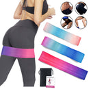 3pcs Booty Resistance Bands Set Loop Hip Booty Legs Exercise Workout Elastic W/ Bag