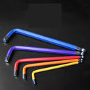 Drillpro 9Pcs 1.5mm-10mm Mini All-in-one Colorful Ball-End Hex L Wrench Key Screwdriver Set Powerful Repair Tools