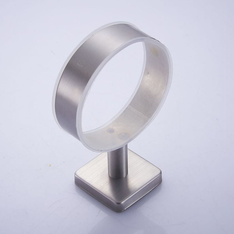 Toothbrush Holder Drinking Glass Tumbler Toothpaste Stainless Steel Wall Mounted Holder