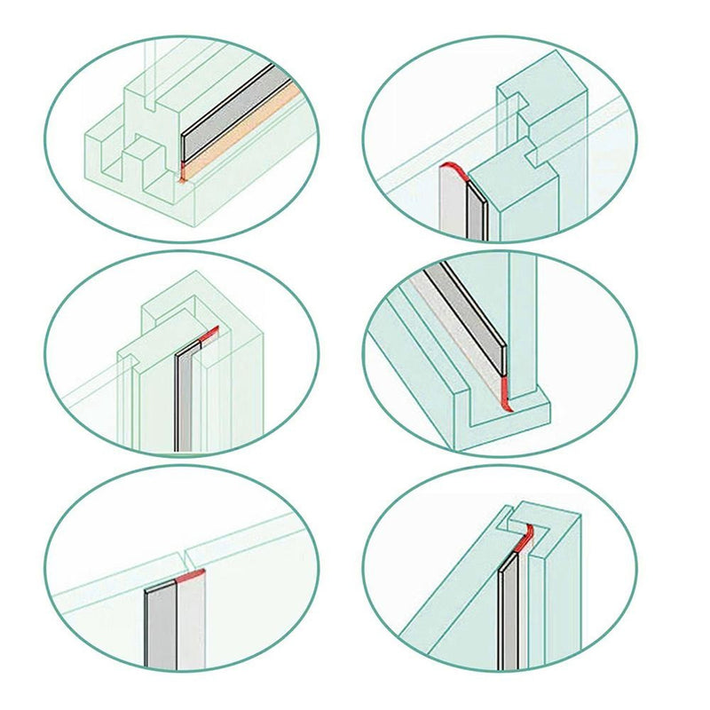 5M Kitchen Repair Tape Bathroom Bath Wall Adhesive Sealing Sticker Waterproof