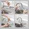 Plastic Sink Tap Faucet Storage Holder Rack Bathroom Kitchen Sponge Shelf Drain Shelf