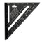 Drillpro 7Inch/12Inch Triangular Measuring Ruler Aluminum Alloy Metric/Imperial Triangle Angle Protractor