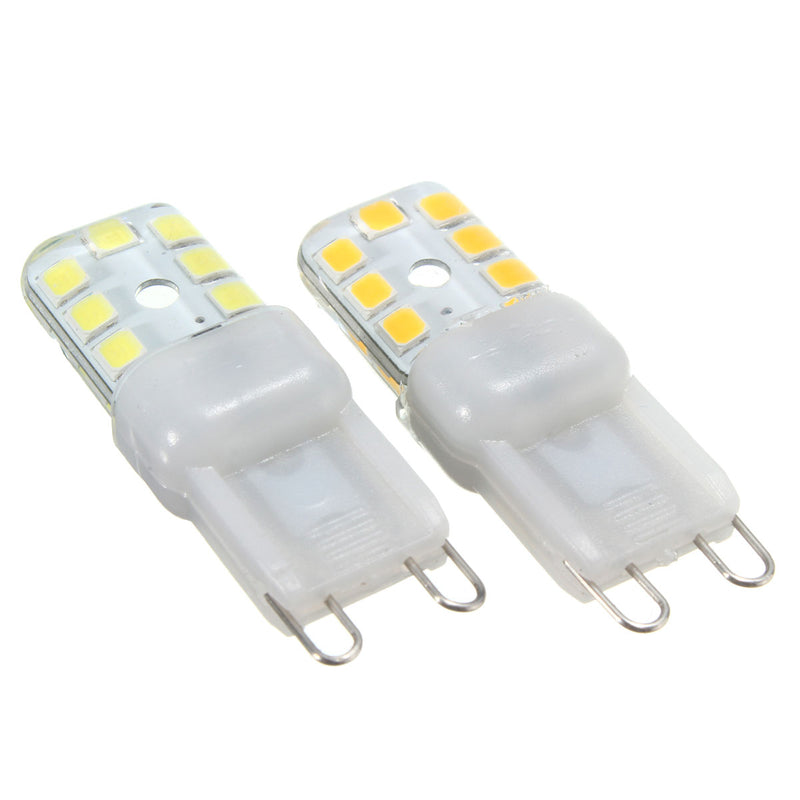 Dimmable G9 2W LED Warm White Pure White 14 SMD 2835 225Lm Light Lamp Bulb AC220V