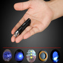 SupFire UV01 365NM Zoomable Waterproof Purple Light Flashlight Outdoor Portable Fluorescent Detection Light